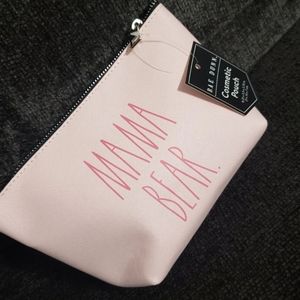 Rae Dunn mama bear pink pouch